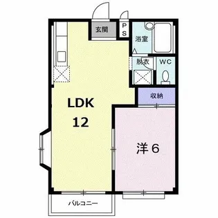 ドミール神明B【2階】の間取り