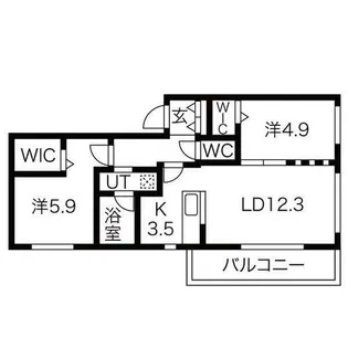 VEINTI ASTRO【3階】の間取り