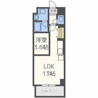 フェニックスコート【2階】の間取り