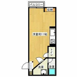 Kスクエア【306号室】の間取り