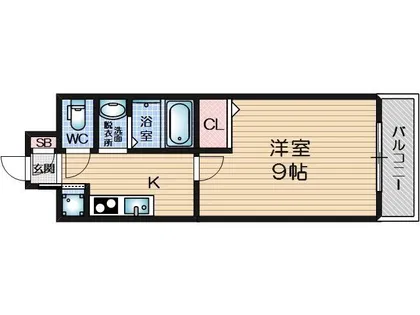 グーテンターク富田【4階】の間取り