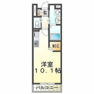 ヴィアノ塩屋町【2階】の間取り