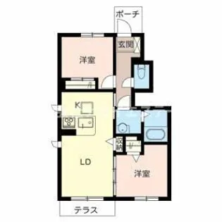 三木市緑が丘町(シャーメゾン ヴェルジェ)【103号室】の間取り