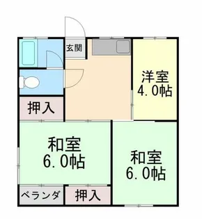 天城ビル【101号室】の間取り
