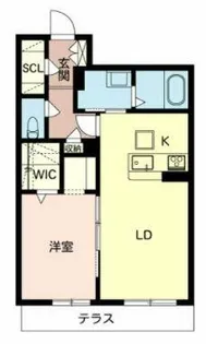 シャーメゾンハーモニー【1階】の間取り