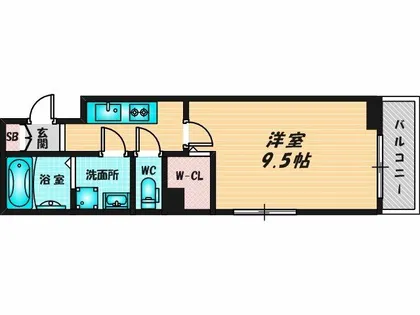 シャルマン昭和町【3階】の間取り
