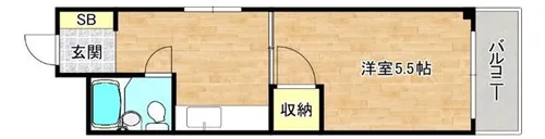 大阪府守口市平代町【マンション】の間取り