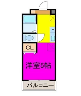 マルシェ書写【B-2F号室】の間取り