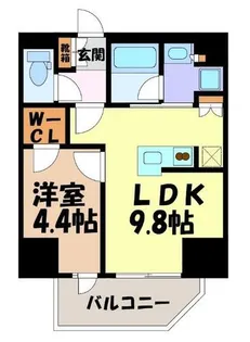 プレサンス丸の内サージュ【7階】の間取り