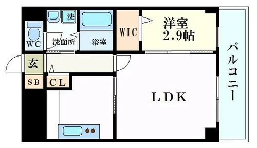 マジェスティーコート【1階】の間取り