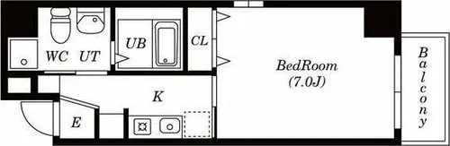 ラ・フォーレ東野田Ⅱ【4階】の間取り