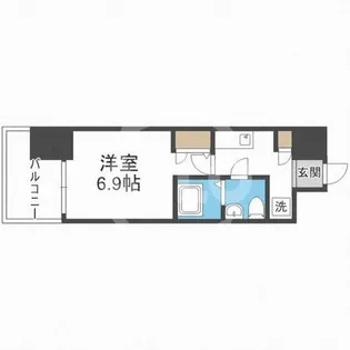 SERENiTE福島scelto【5階】の間取り