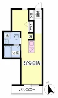 ベルリネッタ【207号室】の間取り