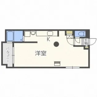 カーサベルデ琴似【405号室】の間取り