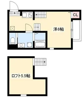 ハーモニーブリッジ桜山【2階】の間取り