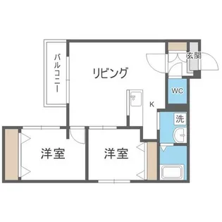 カサ ヴェルデ宮の森【1階】の間取り