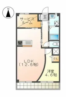 こだまハイツ【302号室】の間取り