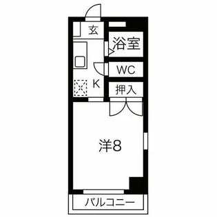 アーバンライフヤマゼン【403号室】の間取り