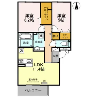 プロスペリテ【2階】の間取り