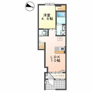 カーサ クワトロ(Casa.Quattro)【1階】の間取り
