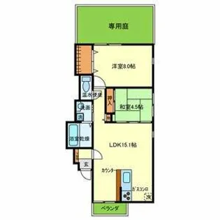 パークサイド【1階】の間取り