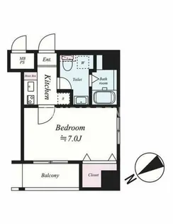アイ・セレブ大博通り【8階】の間取り
