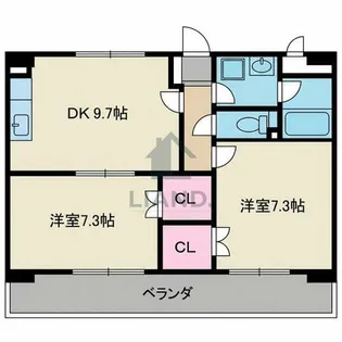 ラ・フォレ・ルアンテンヌ【0904号室】の間取り