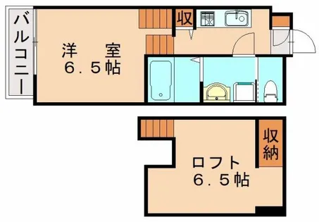 EKクラウン【2階】の間取り