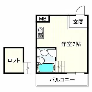 リアライズ塩屋【502号室】の間取り