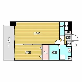 プレサンス庄内ブレイシス【11階】の間取り