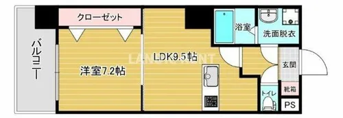 リファレンス東公園【8階】の間取り