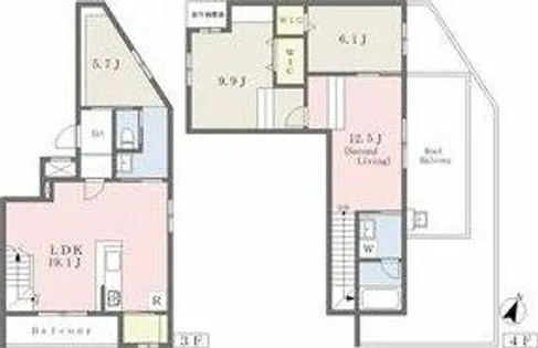 Residence de 池下【2階】の間取り