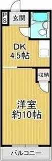 リアライズ尾頭橋【6階】の間取り