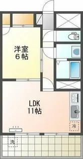 シャトレ北山【5階】の間取り