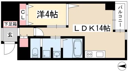 T・SQUARE【5階】の間取り