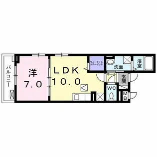 アルドーレハウス【1階】の間取り