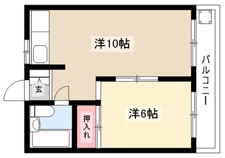 セントール原【5階】の間取り