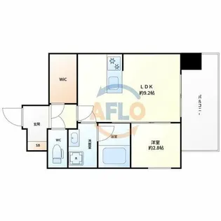 エル・セレーノ新大阪北【9階】の間取り