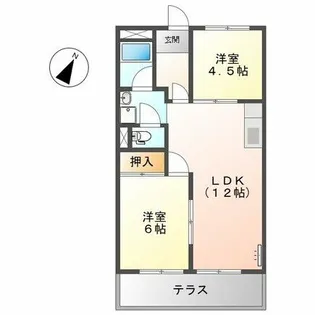 ハイム21【101号室】の間取り