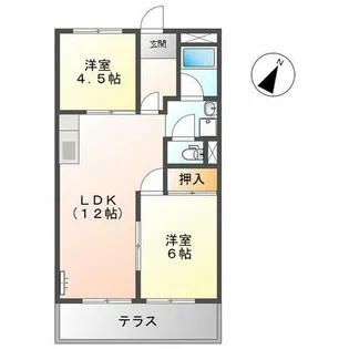 ハイム21【105号室】の間取り