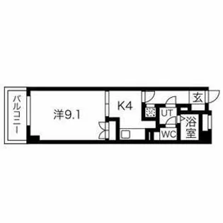 ネオ青山【5階】の間取り