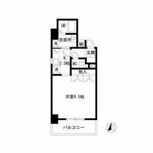 ウイステリア【5階】の間取り