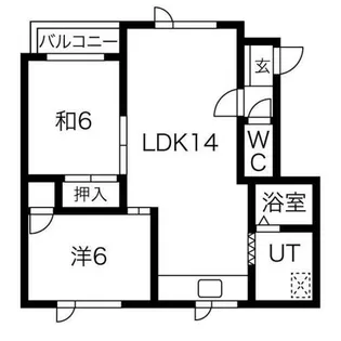 コーポ8・3 B【2階】の間取り