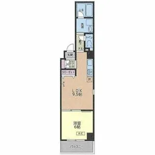 リゾナーレ・マルノウチ【10階】の間取り