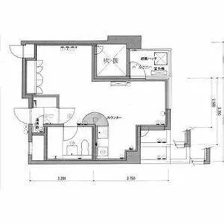 フューデイズコンドミニアム銭函【402号室】の間取り