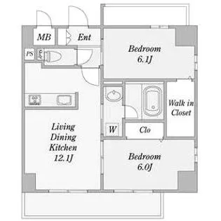 エスペランサ泉【2階】の間取り