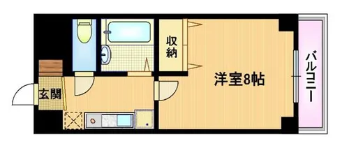 カンタコート【703号室】の間取り
