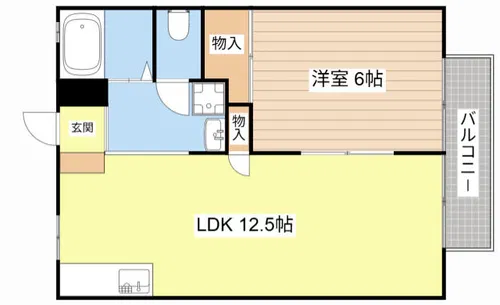 ハイツ朝日【105号室】の間取り