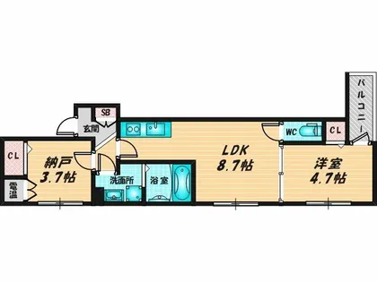 Grande Maison南巽【1階】の間取り