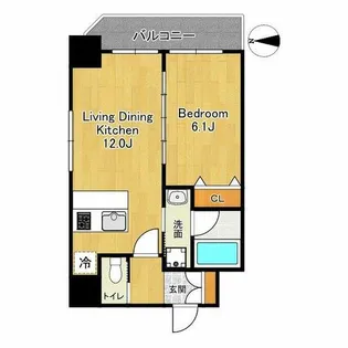 スプランディッド安土町【12階】の間取り